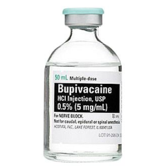 BUPIVACAINE 0.5% MDV 50ML BX/25