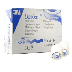 TAPE BLENDERM SURGICAL CLEAR 1/2" X 5 YD