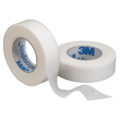 TAPE MICROPORE 3M 1/2"x10 YARDS WH BX/24