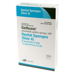 GELFOAM DENTAL PACK SIZE 4 (6 X 2)