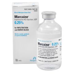 MARCAINE 0.25% PLAIN MDV 50 ML