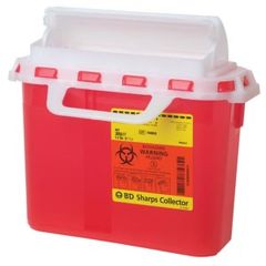 SHARPS CONTAINER 5.4 QT RED 12EACH/CASE