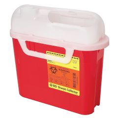 SHARPS CONTAINER 5.4 QT RED 20EACH/CASE