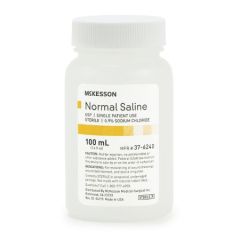 SALINE STERILE 0.9% 100ML BOTTLE CS/48