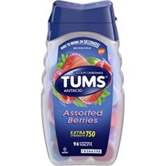ANTACIDS TUMS TABLETS 750MG ASSORTED