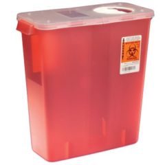 SHARPS CONTAINER 3 GAL RED 10/CS