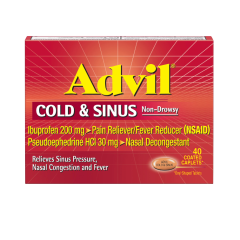 ADVIL COLD & SINUS CAP BX/40