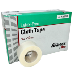 TAPE CLOTH SURGICAL 1" x 10 YDS BX/12