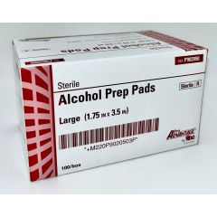 PAD ALCOHOL PREP LARGE STERILE 10BX/CS